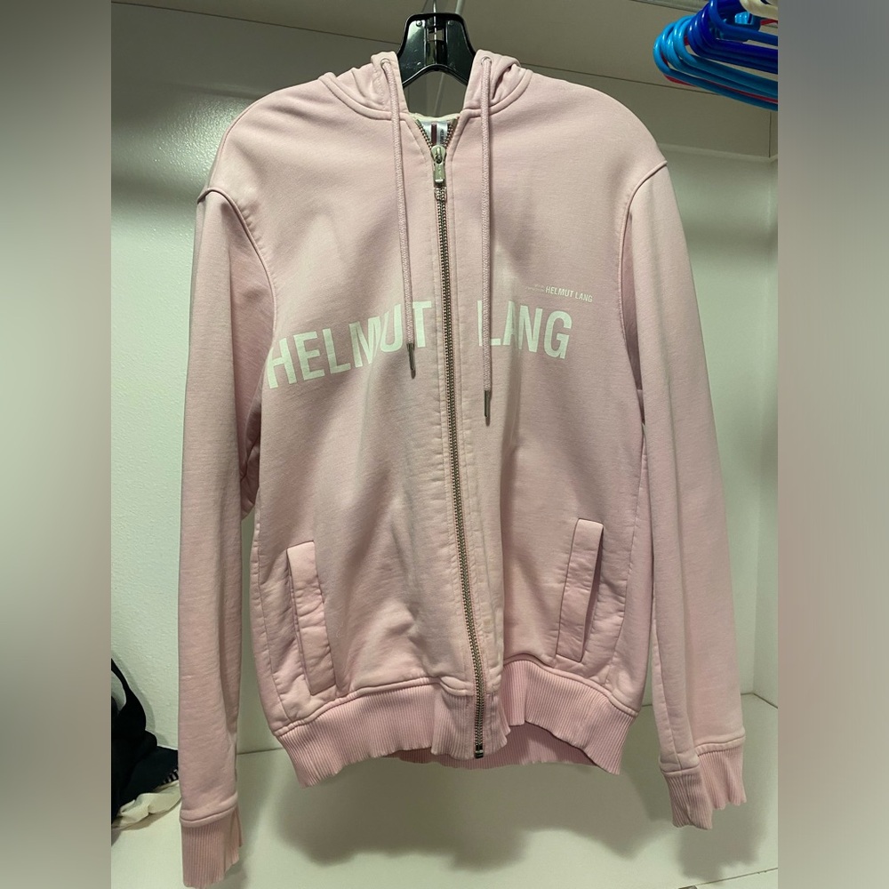 Helmut Lang Pink Hoodie